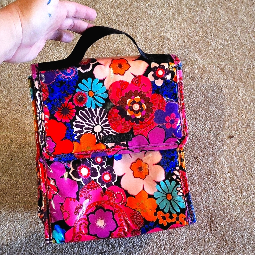 Vera Bradle. Brand new vinyl lunch tote. Multi colored